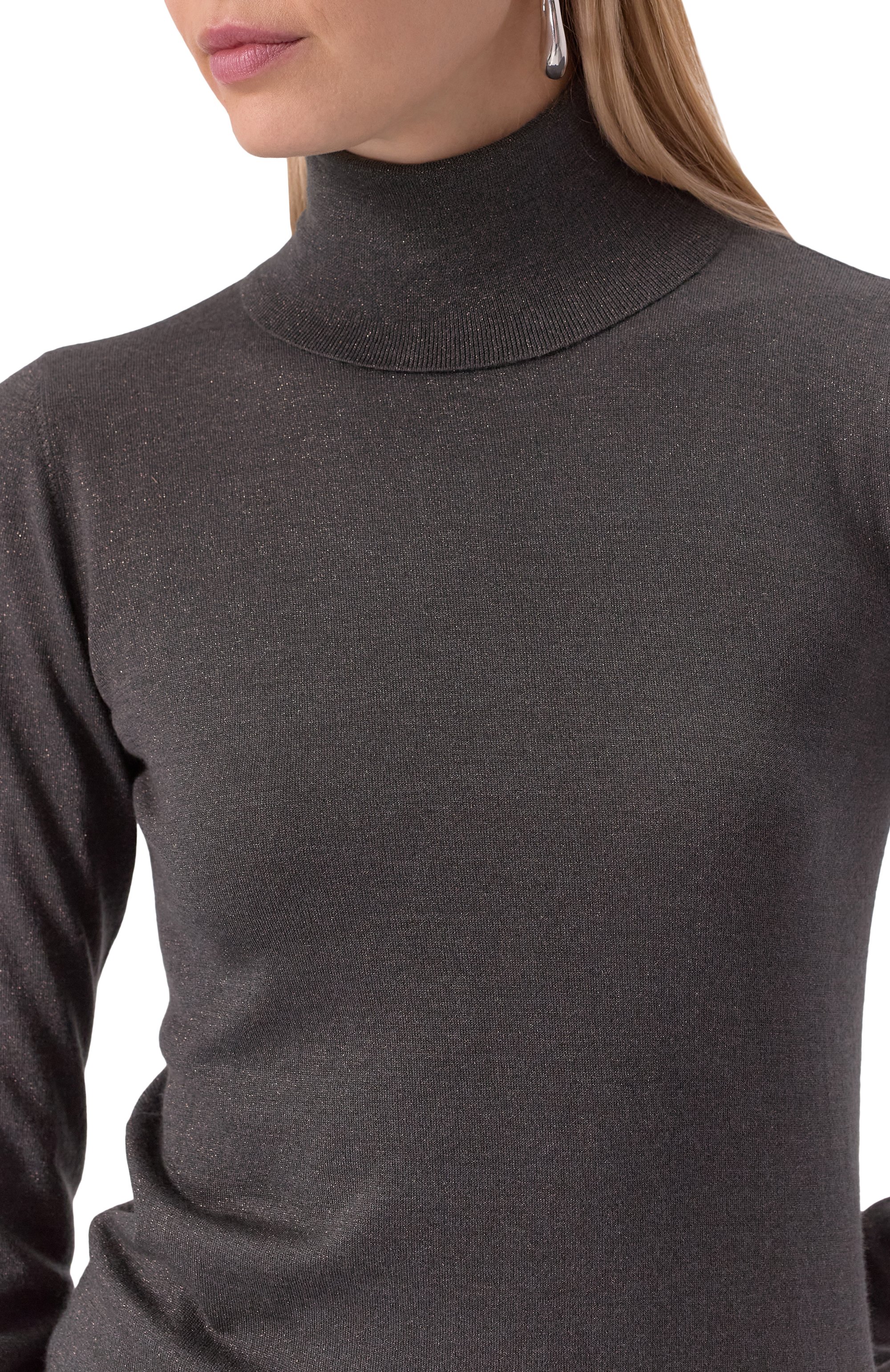 Водолазка из кашемира и шелка BRUNELLO CUCINELLI, арт. M41800063, фото 5