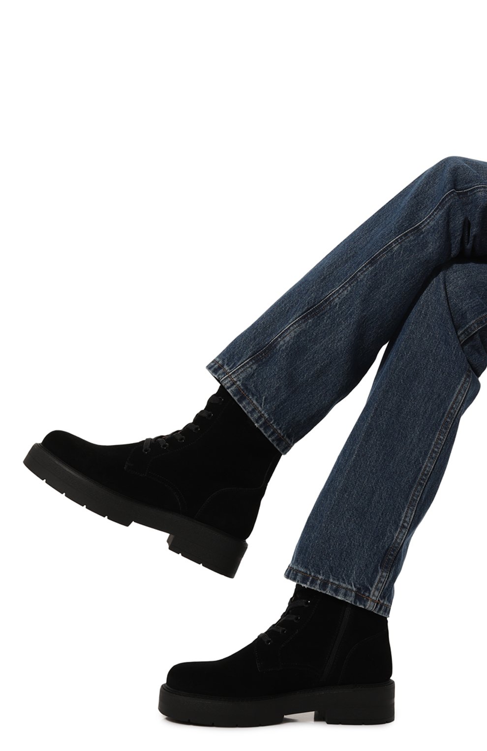 Замшевые ботинки BOSS, арт. 50523589, фото 3