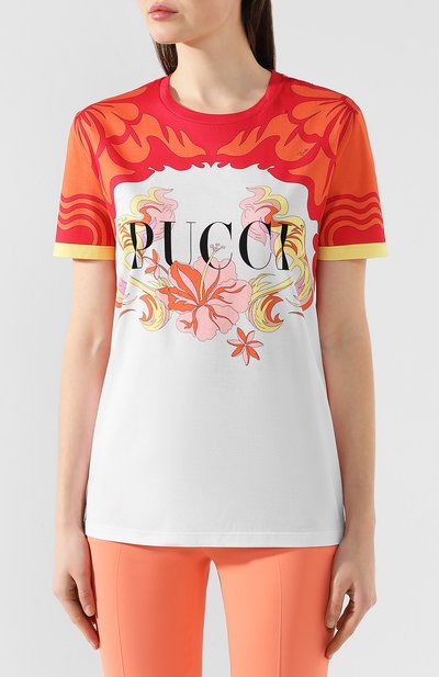 Хлопковая футболка EMILIO PUCCI, арт. 0EJP45/0E994, фото 3