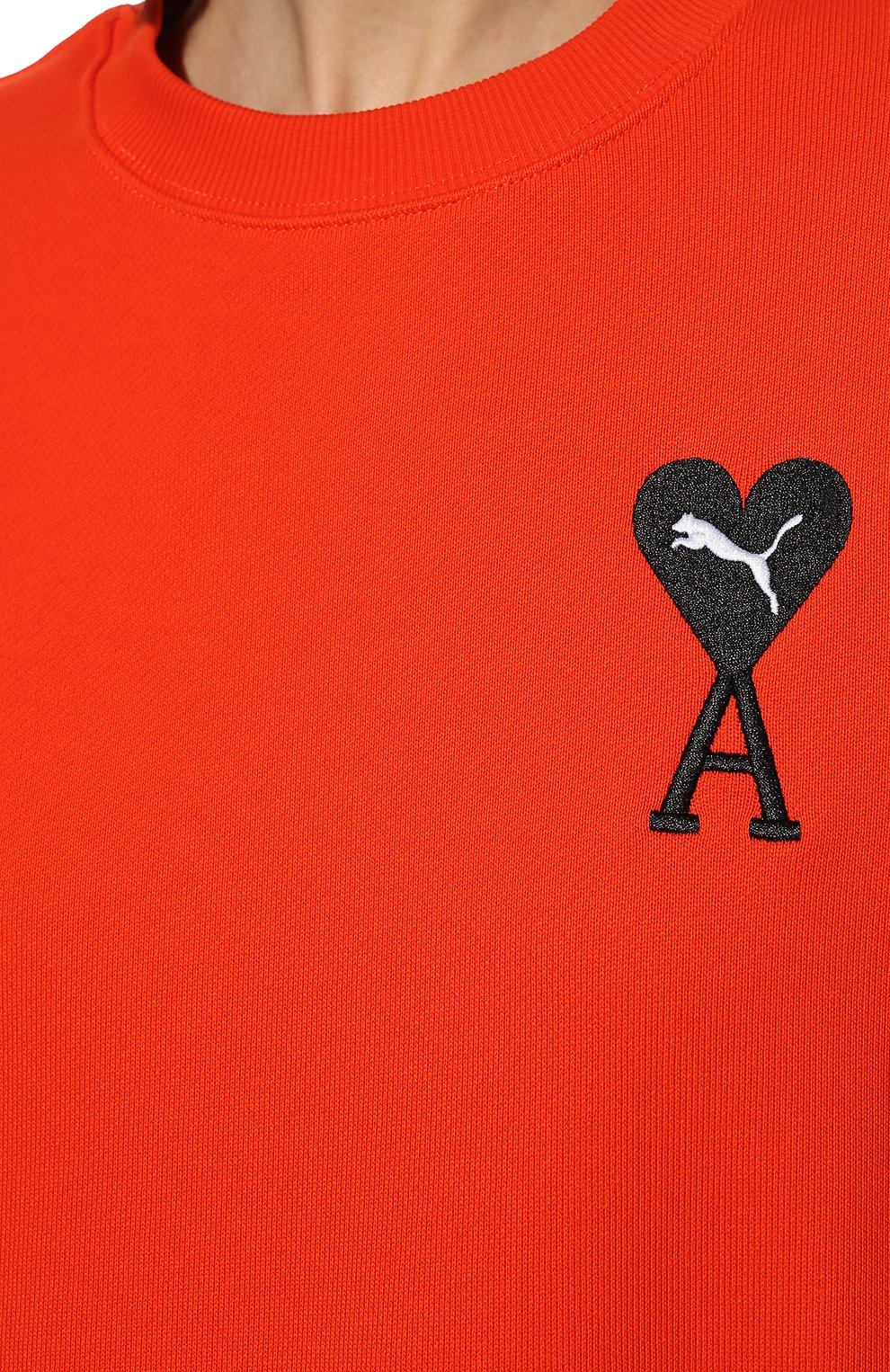 Хлопковый свитшот puma x ami PUMA, арт. 53411195, фото 5