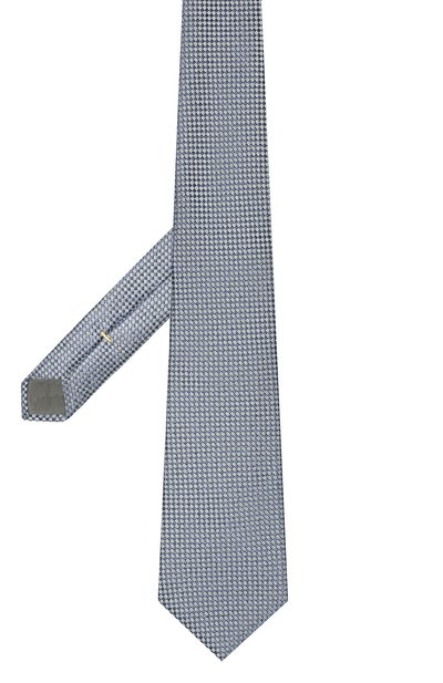 Шелковый галстук CANALI темно-синего цвета по цене 8620 руб., арт. 18/HJ02301, фото 2 Шелковый галстук CANALI, арт. 18/HJ02301, фото 2