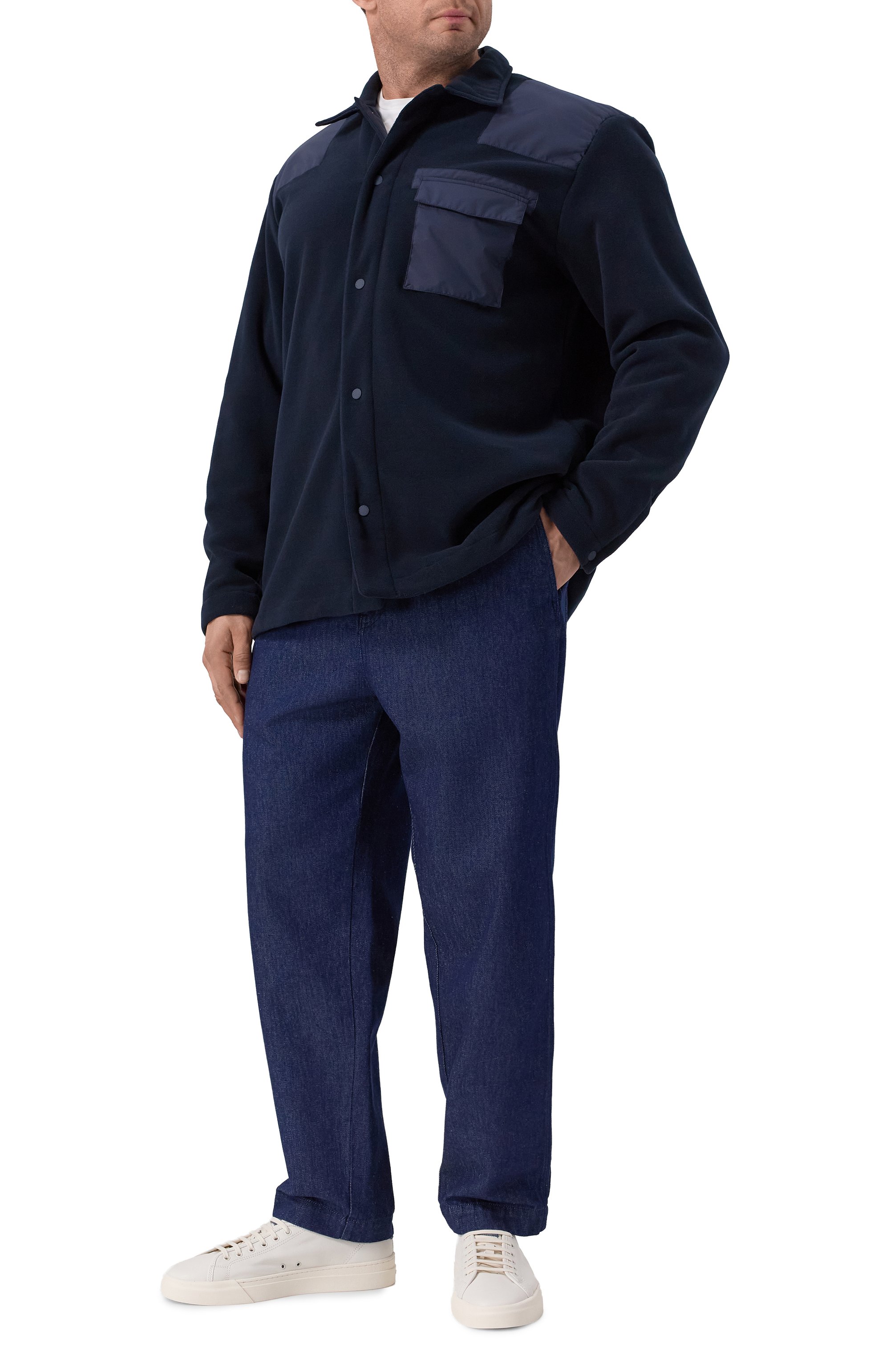 Джинсы PAUL&SHARK темно-синего цвета по цене 33700 руб., арт. 25414156/58, фото 2 Джинсы PAUL&SHARK, арт. 25414156/58, фото 2