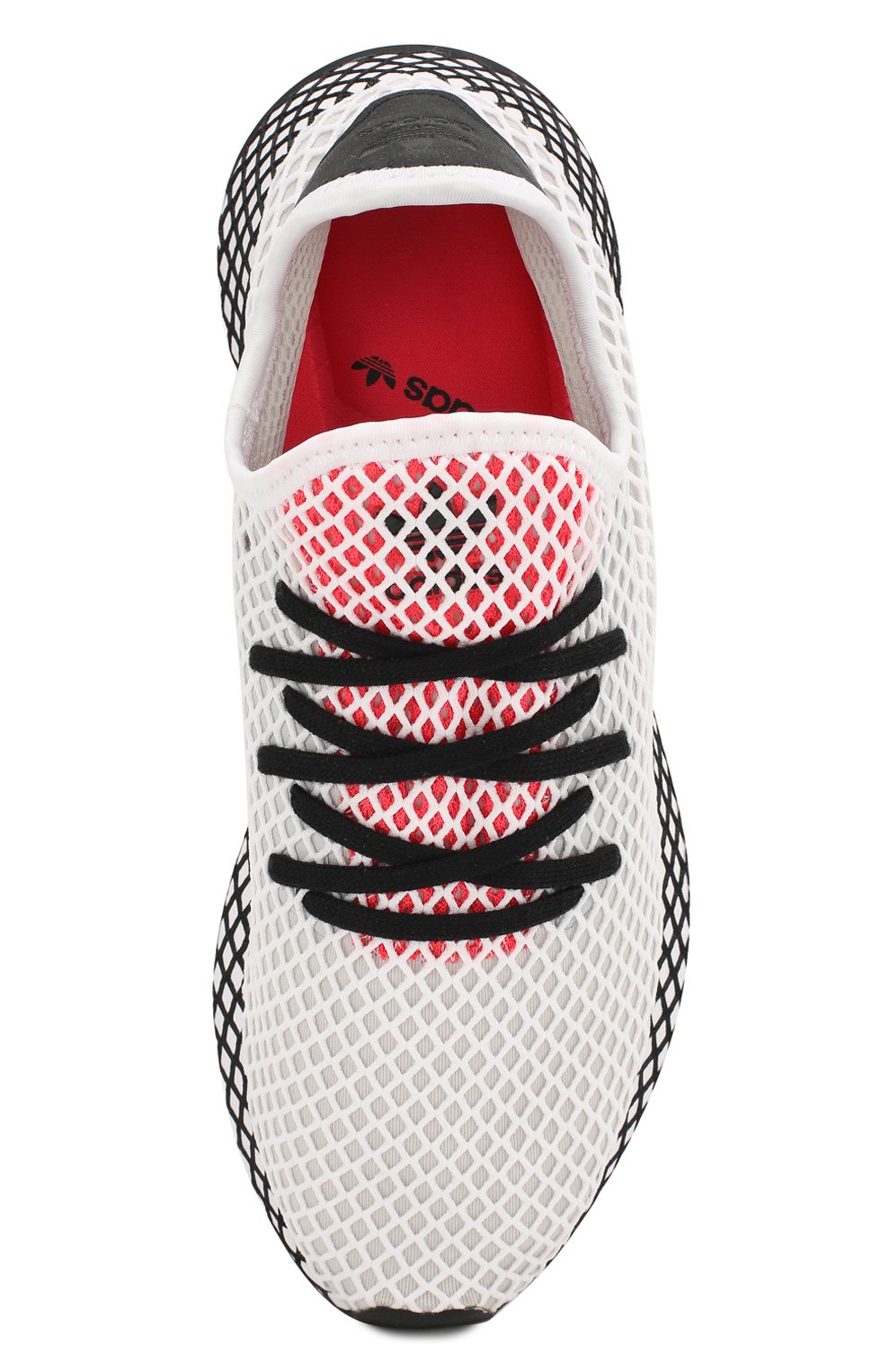 Текстильные кроссовки deerupt runner ADIDAS ORIGINALS белого цвета по цене 6350 руб., арт. DB2686, фото 5 Текстильные кроссовки deerupt runner ADIDAS ORIGINALS, арт. DB2686, фото 5