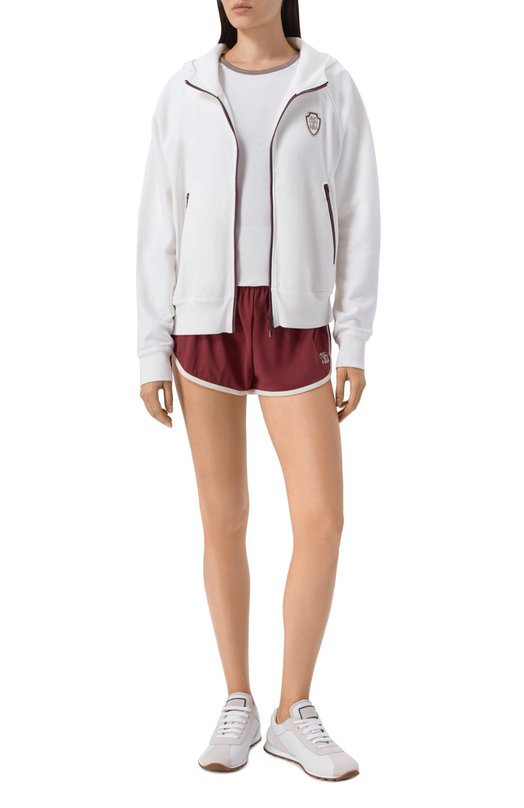 Шорты Brunello Cucinelli MQ965EU999 Бордовый  MQ965EU999 Фото 2