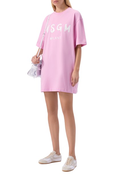 Женское хлопковое платье MSGM, арт. 4041MDA510/267002