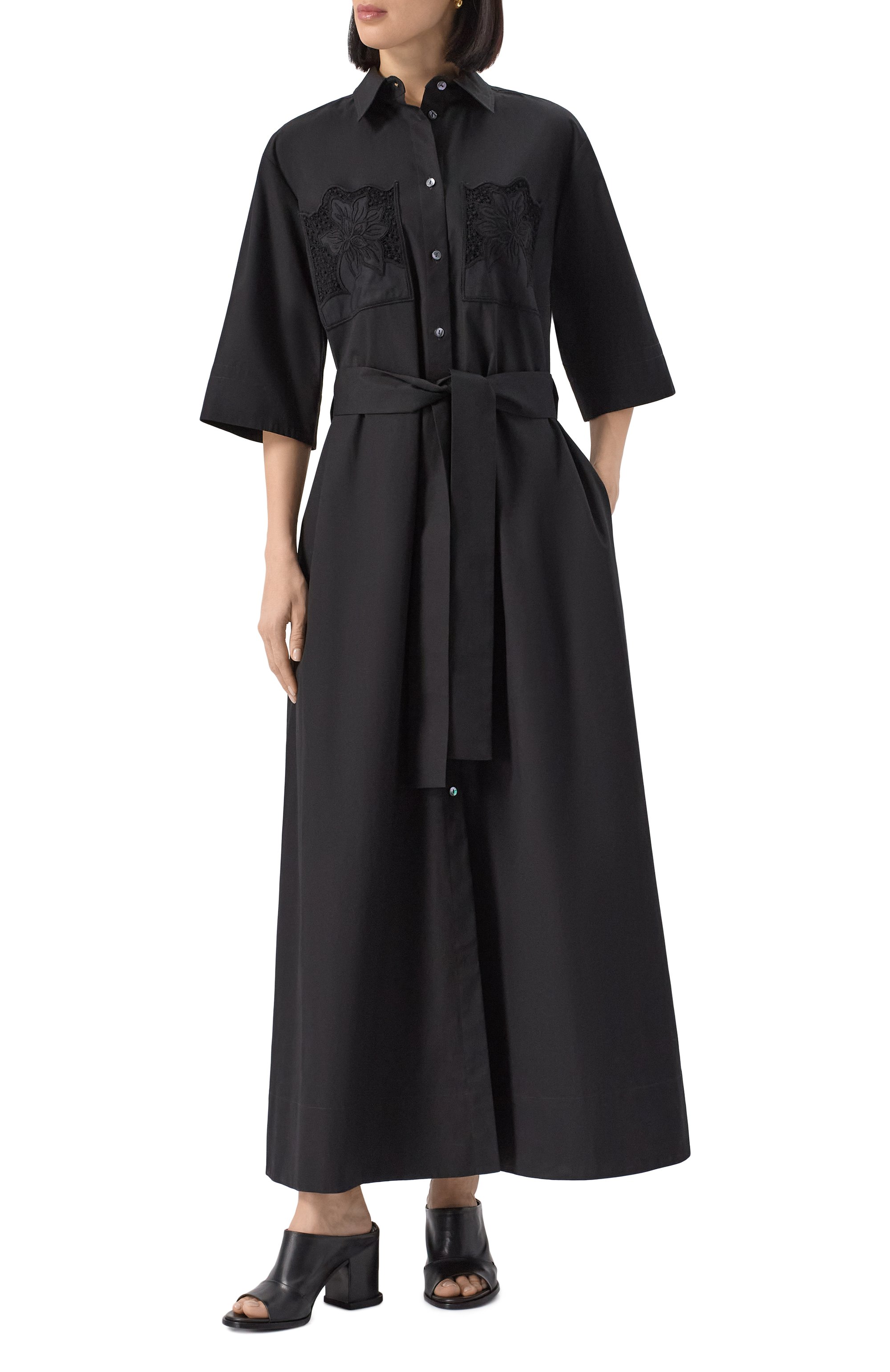 Хлопковое платье P.A.R.O.S.H., арт. D726019, фото 3