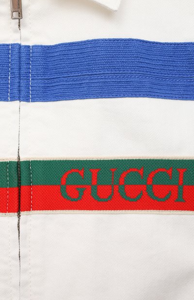 Хлопковый бомбер GUCCI, арт. 638167/XDBJL, фото 3
