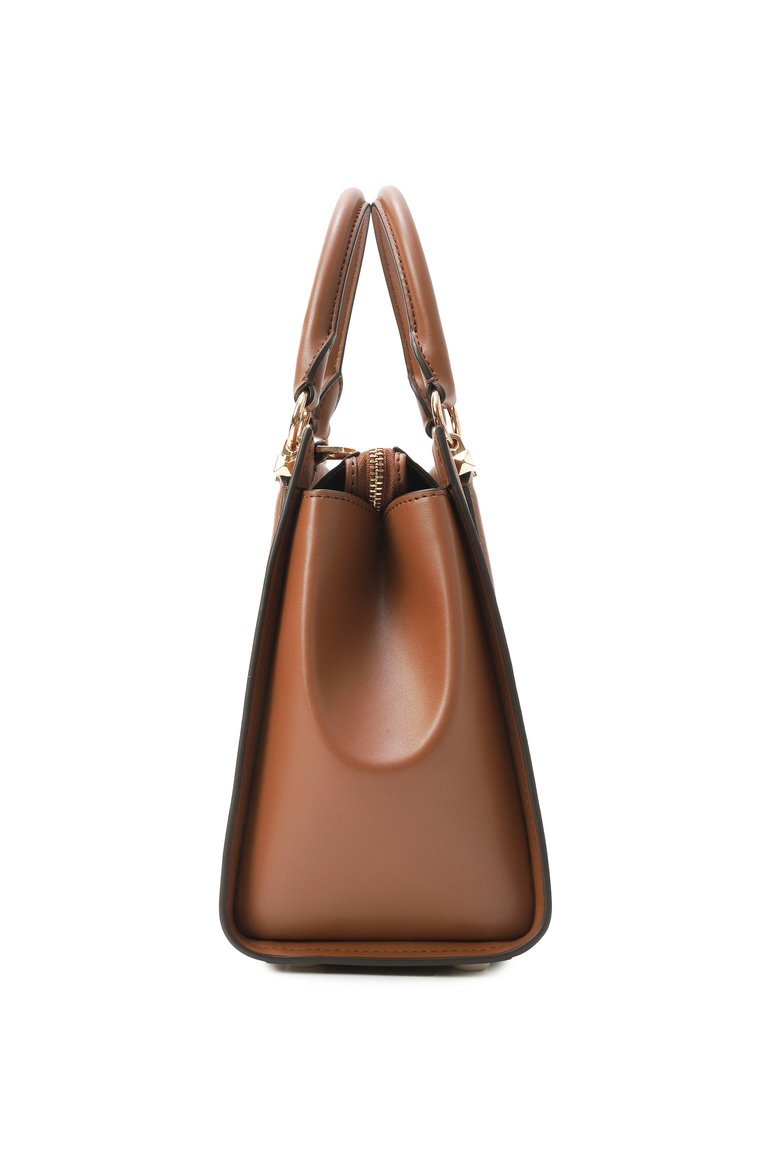 Женская сумка marilyn medium MICHAEL MICHAEL KORS коричневого цвета, арт. 30S2G6AS2L | Фото 4 (Размер: medium; Ремень/цепочка: На ремешке; Материал: Натуральная кожа)