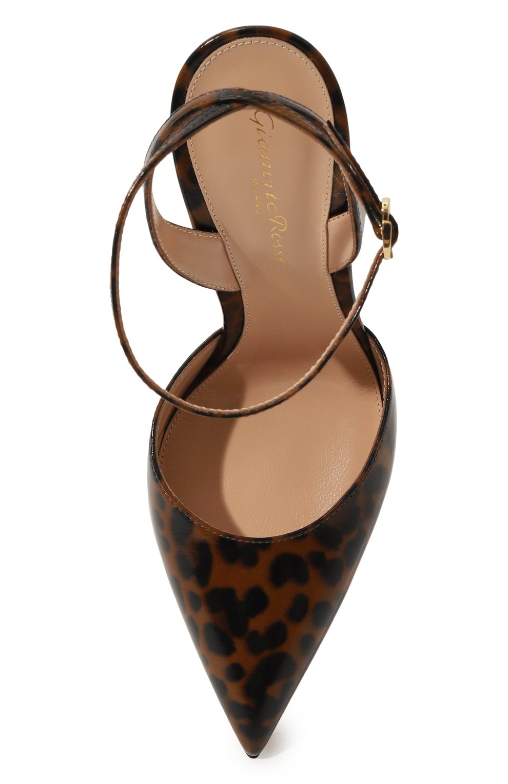 Кожаные туфли cara GIANVITO ROSSI леопардового цвета по цене 79150 руб., арт. G95416.11RIC.NUILEPA, фото 6 Кожаные туфли cara GIANVITO ROSSI, арт. G95416.11RIC.NUILEPA, фото 6