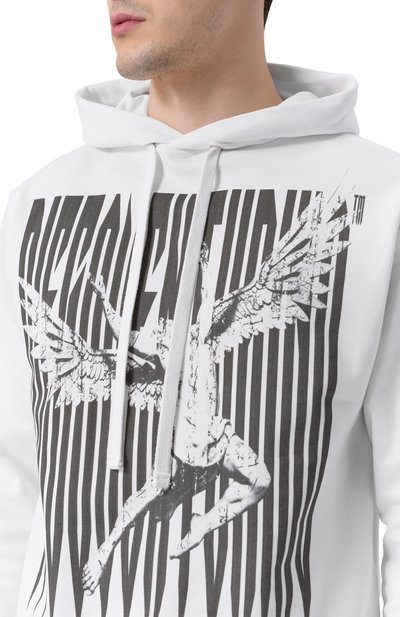 Хлопковое худи DIEGO VENTURINO, арт. DVFLHDVI, фото 5