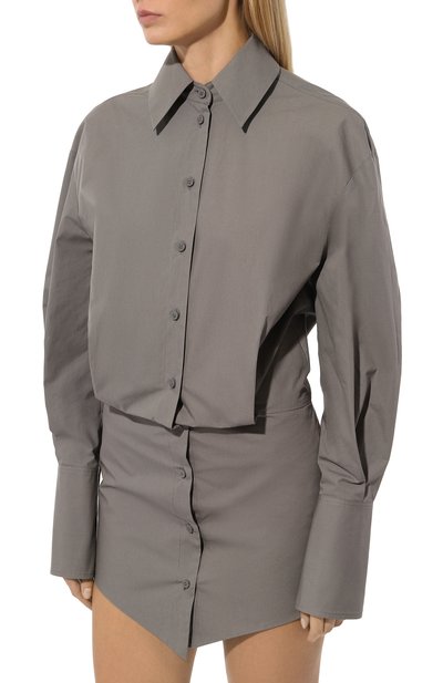 Хлопковое платье THE ATTICO, арт. 247WCA93, фото 3