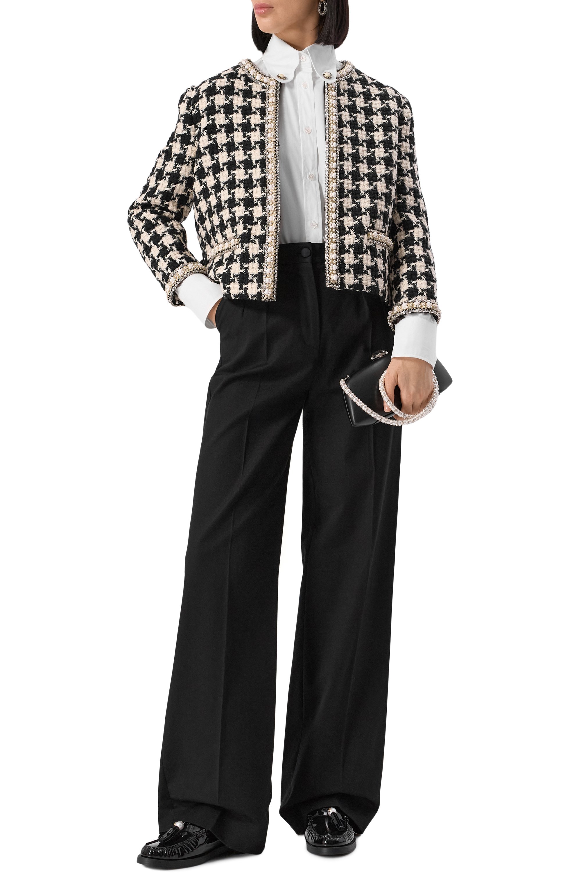 Кожаные лоферы addie JIMMY CHOO, арт. ADDIE/PEARL/PAT, фото 2