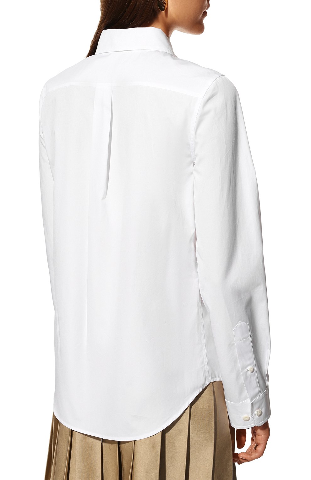 Хлопковая рубашка MIU MIU, арт. MK1657-10RG-F0009, фото 4