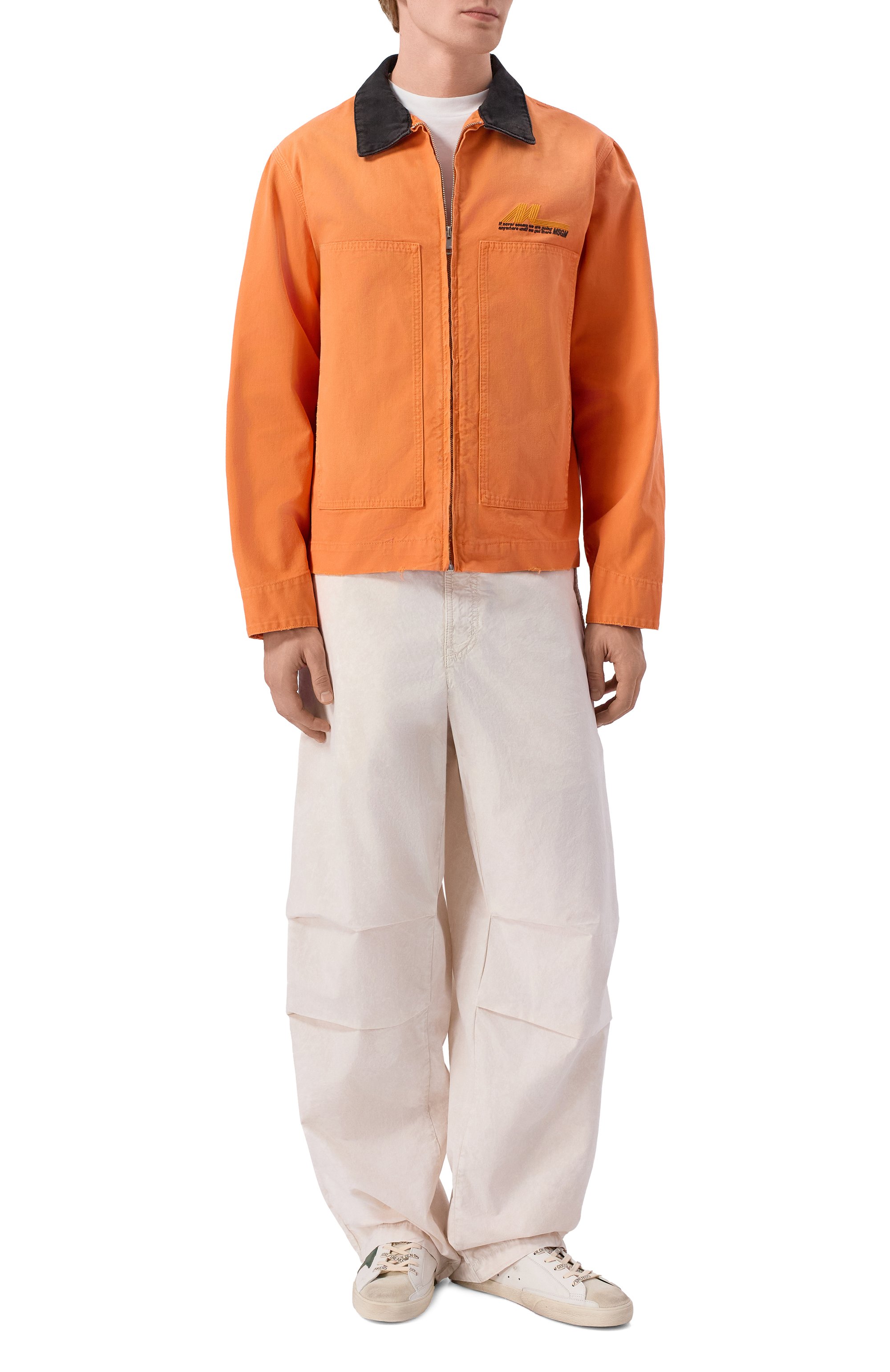 Хлопковая куртка-рубашка MSGM, арт. 4040MH231T/267089, фото 2