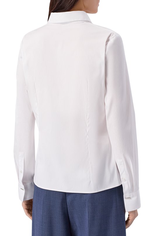 Хлопковая рубашка BOSS 50553701 Белый  50553701 Фото 4