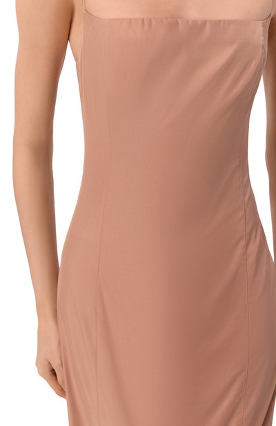 Платье 12 STOREEZ бежевого цвета по цене 24000 руб., арт. 136069, фото 4 Платье 12 STOREEZ, арт. 136069, фото 4