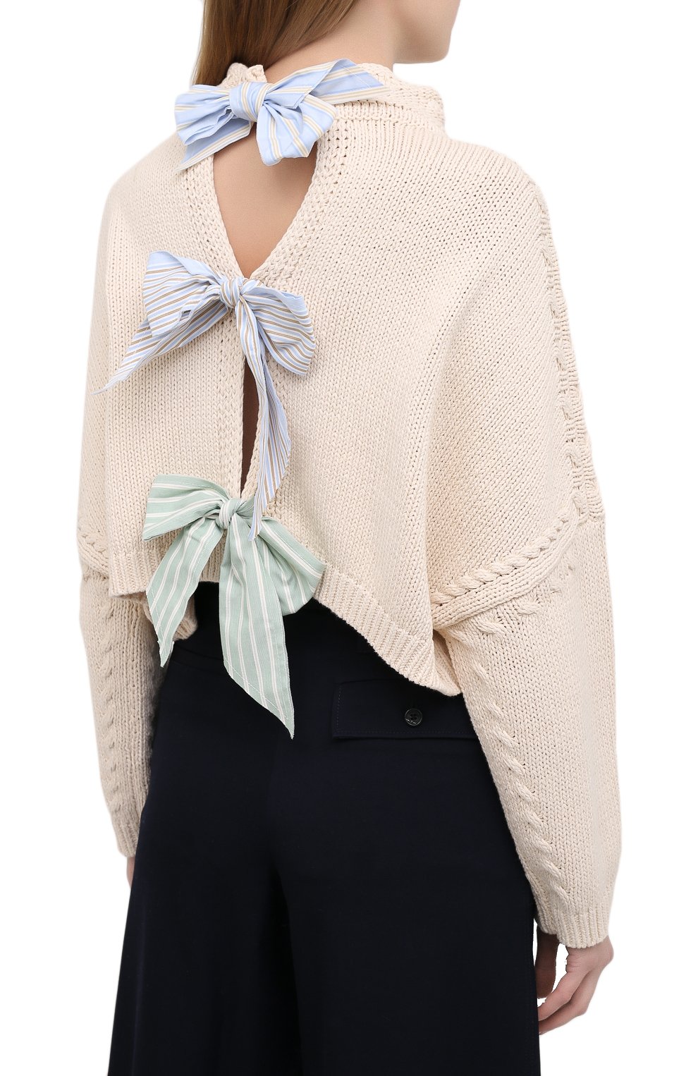 Свитер из льна и хлопка JW ANDERSON, арт. KT0017 YN0128, фото 4