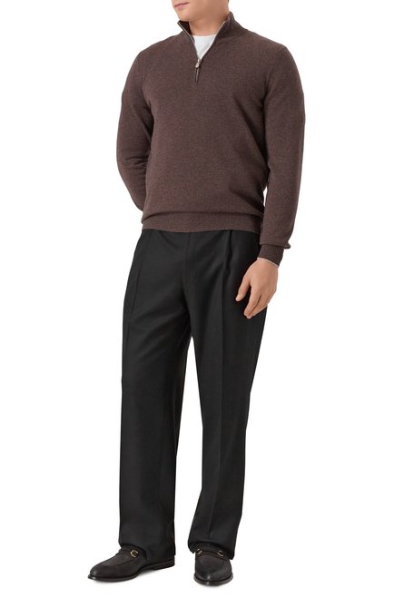 Мужские кожаные лоферы BRUNELLO CUCINELLI, арт. MZUMNAU729