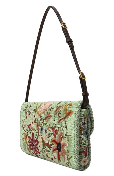 Сумка devain small VALENTINO светло-зеленого цвета по цене 540500 руб., арт. 8W2B0T31/LTT, фото 4 Сумка devain small VALENTINO, арт. 8W2B0T31/LTT, фото 4