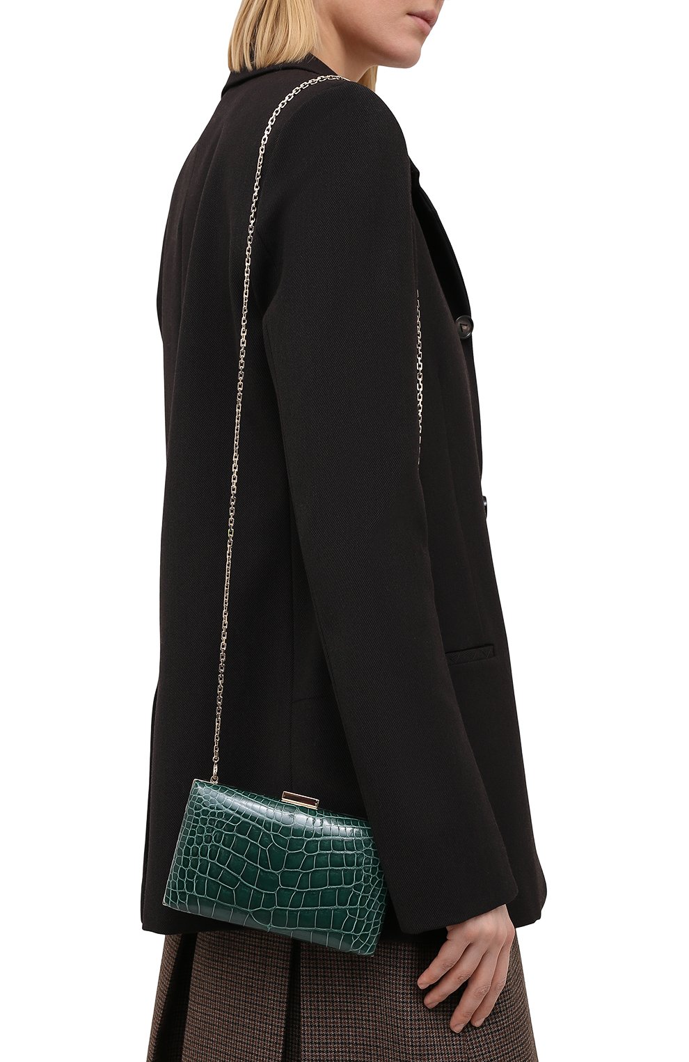 Клатч carry secrets из кожи аллигатора VALENTINO, арт. UW2B0175/C0D/AMIS, фото 2