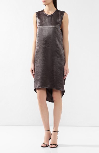 Платье ANN DEMEULEMEESTER серого цвета по цене 63200 руб., арт. 1901-2202-P-161-049, фото 3 Платье ANN DEMEULEMEESTER, арт. 1901-2202-P-161-049, фото 3