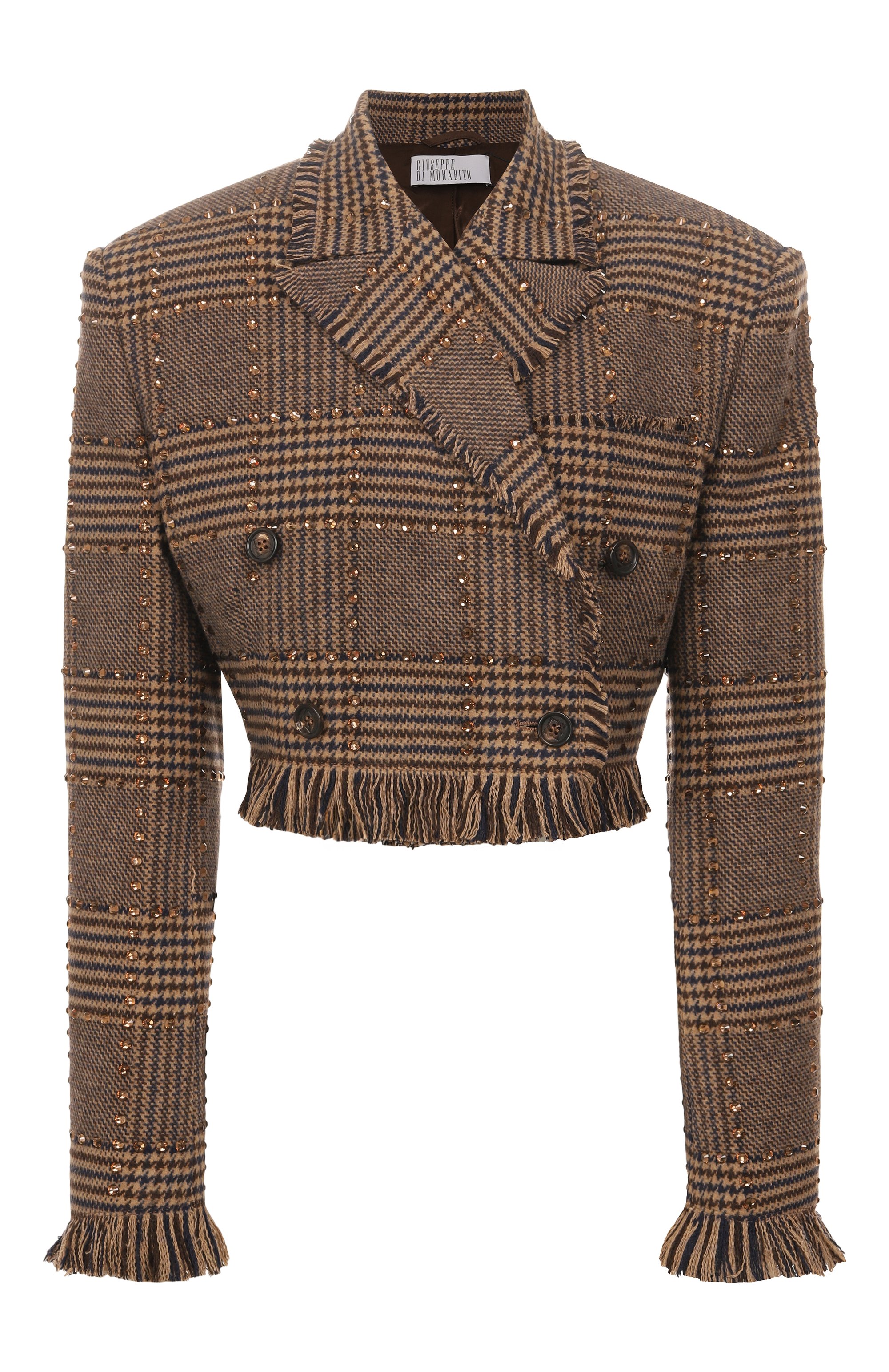 Жакет с отделкой стразами GIUSEPPE DI MORABITO, арт. 05FWJA111C 05307, фото 1