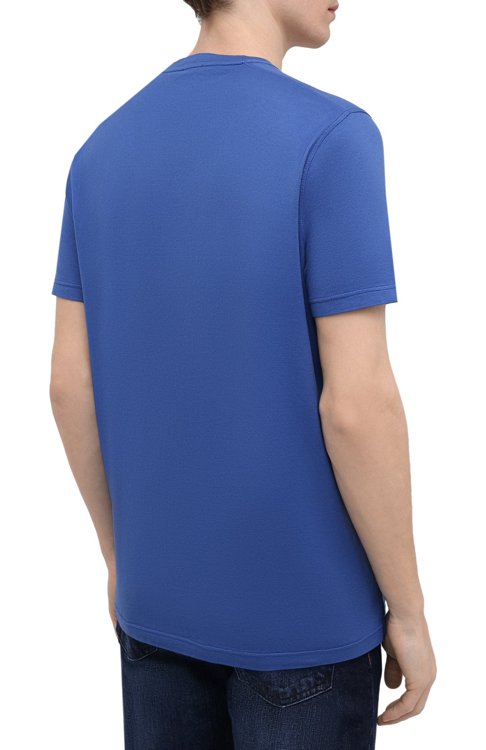 Футболка из хлопка и кашемира KITON, арт. UMK0029, фото 4