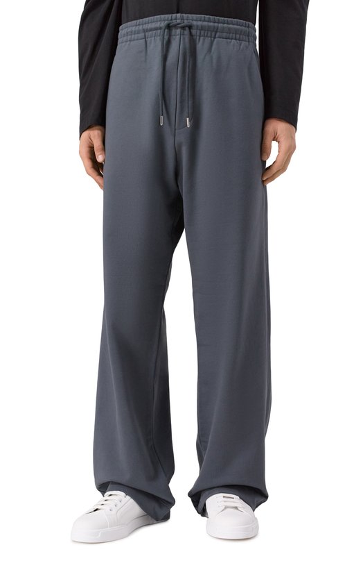 Хлопковые брюки Dries Van Noten 021156-2611-506 Серый  021156-2611-506 Фото 3