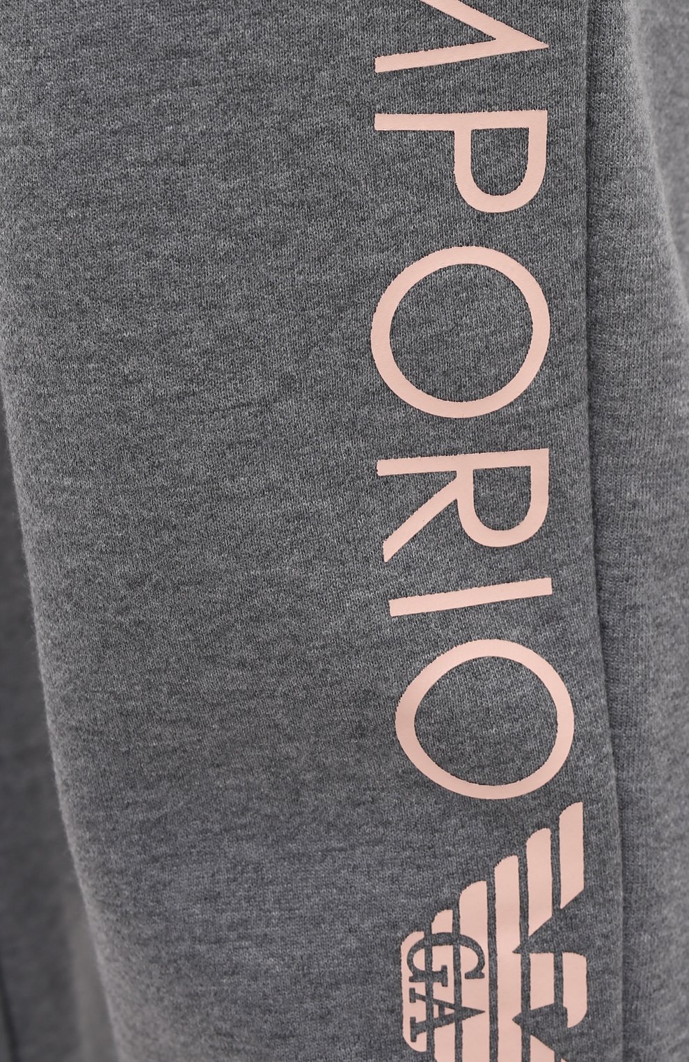 Хлопковые джоггеры EMPORIO ARMANI серого цвета по цене 12400 руб., арт. 164416/0A250, фото 5 Хлопковые джоггеры EMPORIO ARMANI, арт. 164416/0A250, фото 5