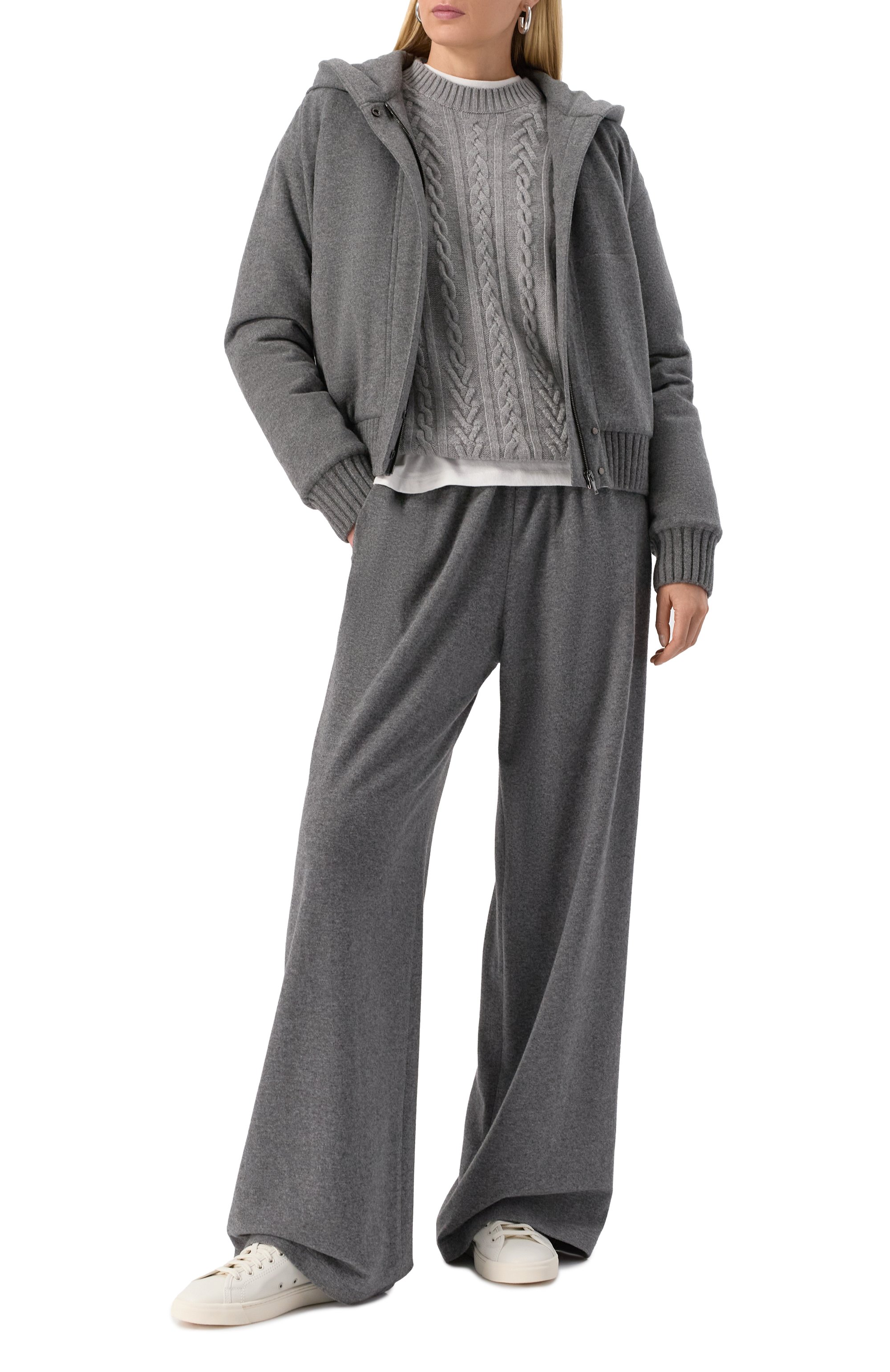 Кожаные кеды SANTONI, арт. WBGG61351PNNCICR, фото 2