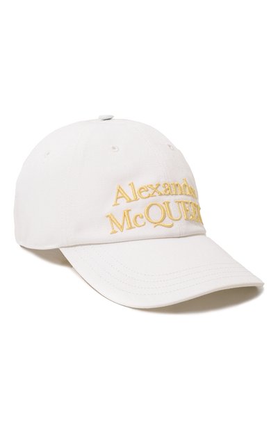 Мужская хлопковая бейсболка ALEXANDER MCQUEEN, арт. 688658/4105Q