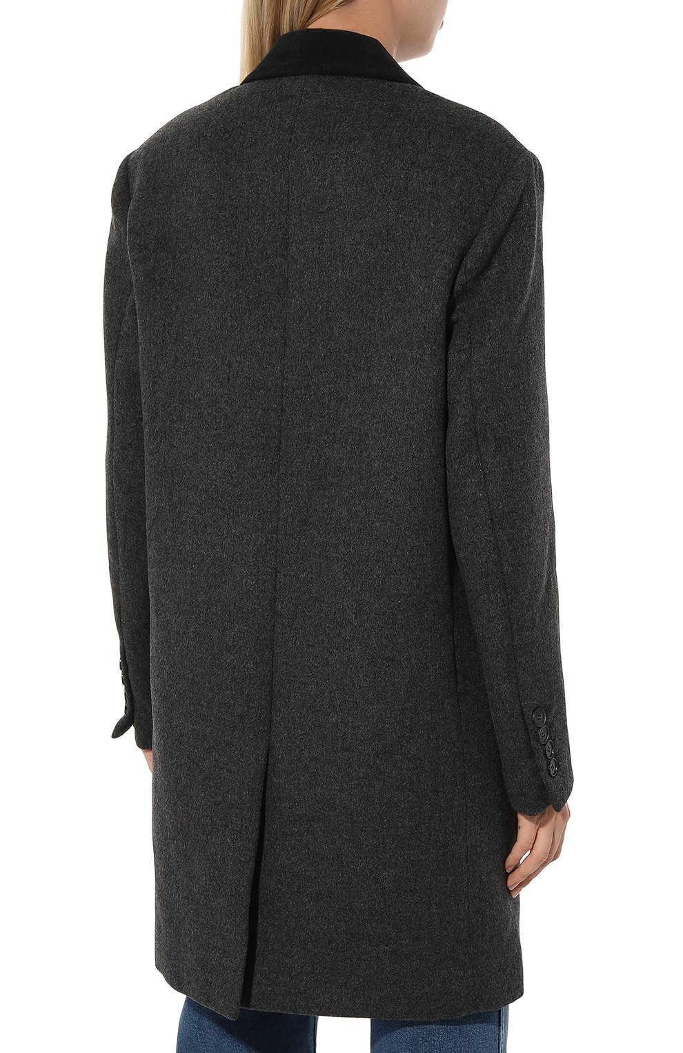Шерстяное пальто DUNST темно-серого цвета по цене 34700 руб., арт. UDC02D127G2, фото 4 Шерстяное пальто DUNST, арт. UDC02D127G2, фото 4