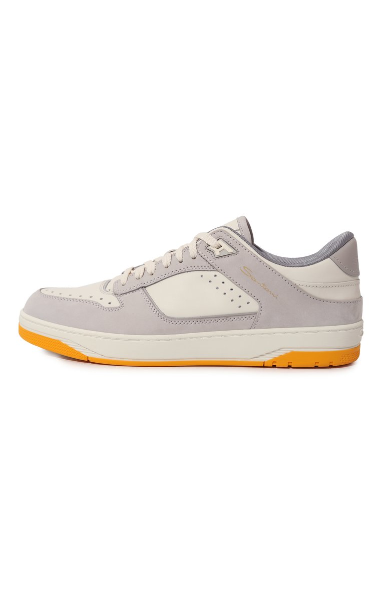 Кожаные кеды sneak air SANTONI, арт. MBSA21865BIGHSZ8G41, фото 1