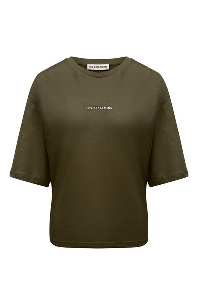 Хлопковая футболка LES BENJAMINS, арт. LB22FWESSFU0T-302, фото 1