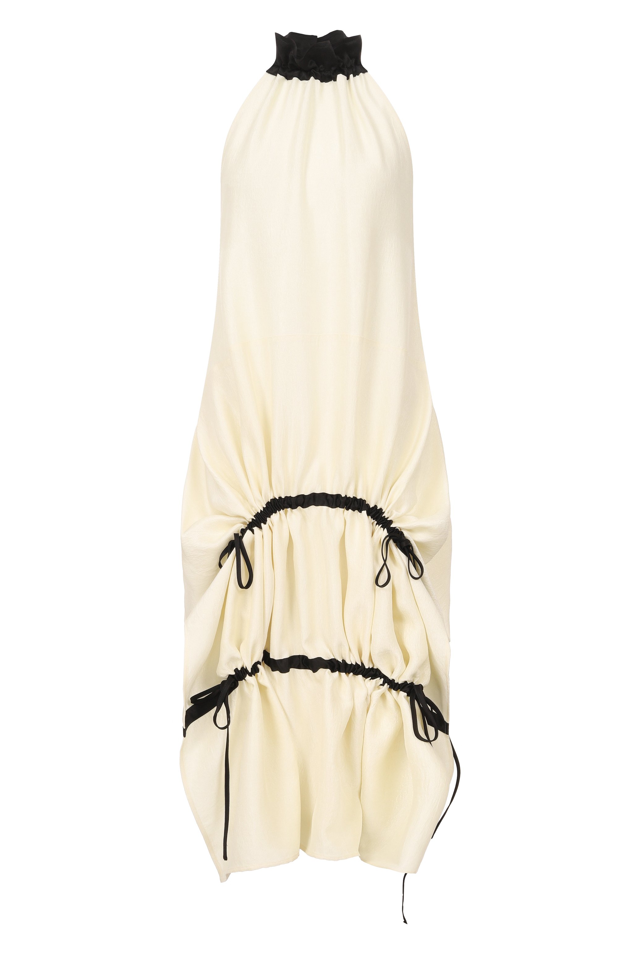 Атласное платье YUZEFI, арт. CALISRA-ACETATE HALTER DRESS/SATEEN, фото 1