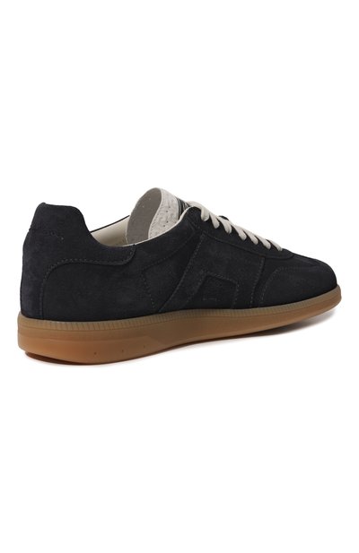 Замшевые кеды dbs-olympic SANTONI темно-синего цвета по цене 55000 руб., арт. MBPL21975FARCSB5U60, фото 5 Замшевые кеды dbs-olympic SANTONI, арт. MBPL21975FARCSB5U60, фото 5