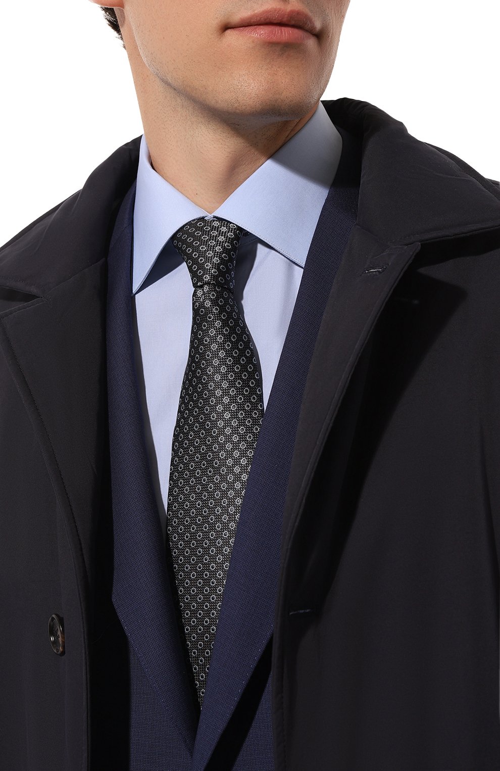 Шелковый галстук ZILLI, арт. 57012, фото 2