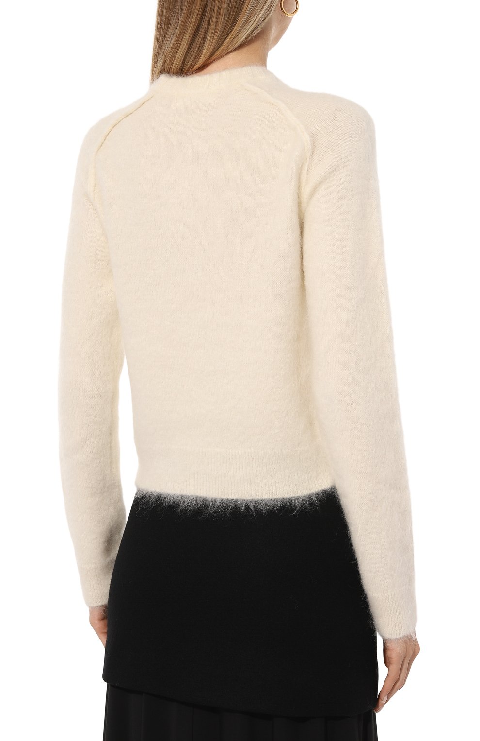 Свитер из шерсти и шелка JIL SANDER, арт. J02GP0185/J14727, фото 4