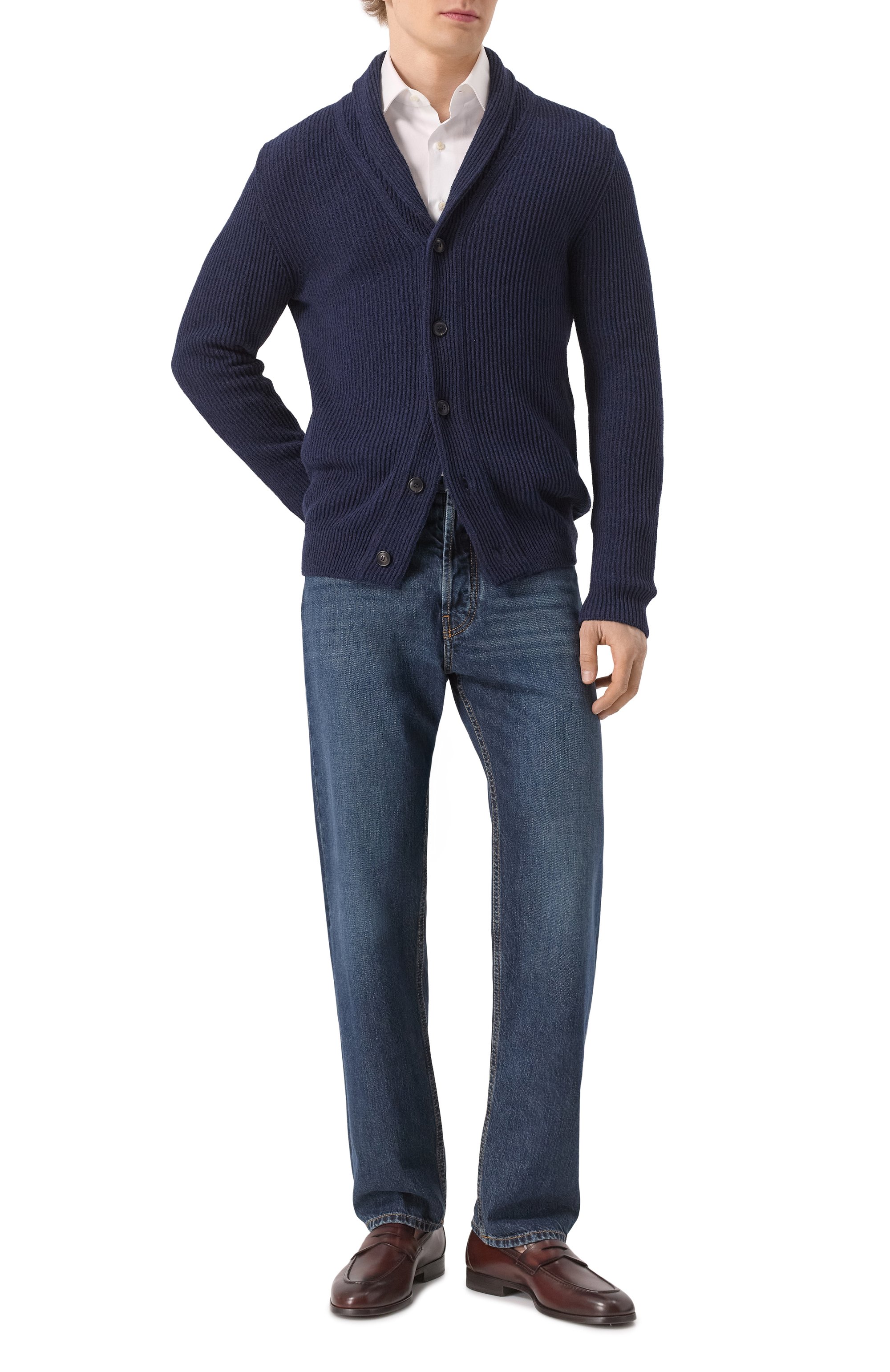 Кожаные пенни-лоферы magico penny MAGNANNI, арт. 25982/B0LTY, фото 2