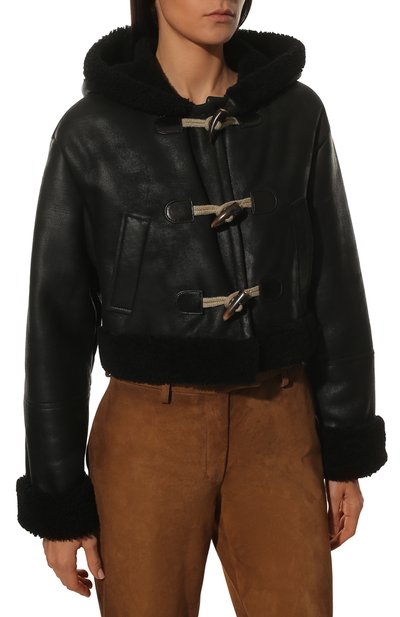 Дубленка из овчины MIU MIU, арт. MPV794-NRO-F0806, фото 3