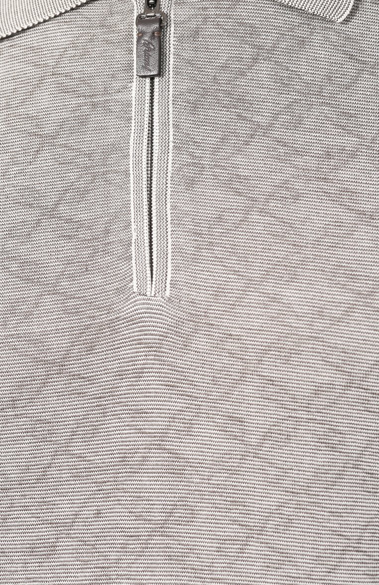 Поло из смеси шелка и хлопка BRIONI, арт. UMS20L/P9K10, фото 1