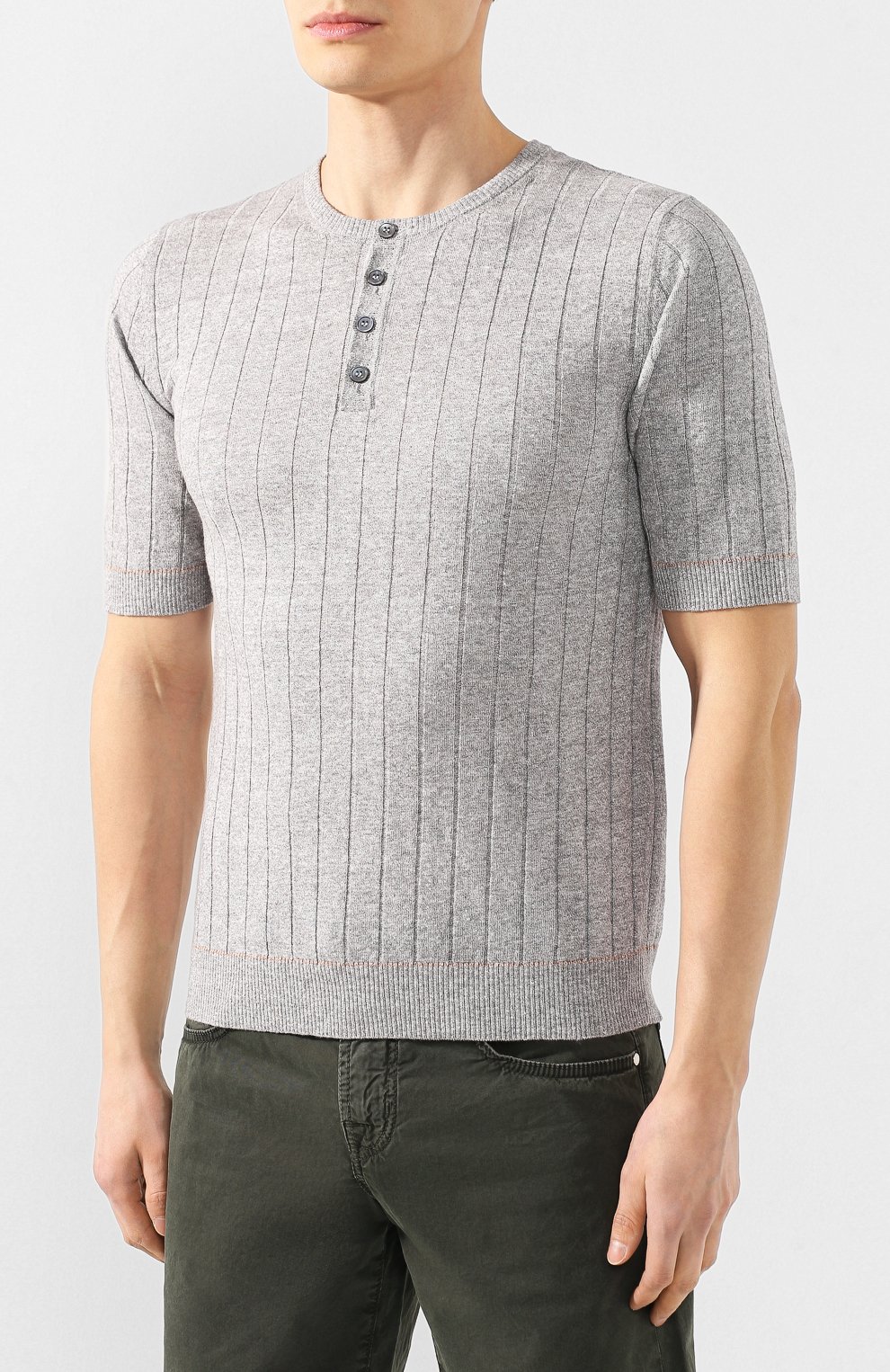 Джемпер из смеси льна и хлопка ELEVENTY PLATINUM, арт. A76MAGA20 MAG0A031, фото 3