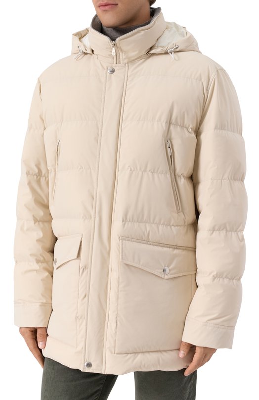 Пуховик Brunello Cucinelli MM4911823 Бежевый  MM4911823 Фото 3