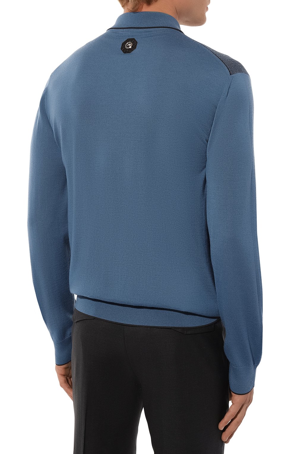 Поло из шерсти и шелка STEFANO RICCI, арт. KE06007AZ1/E24303, фото 4