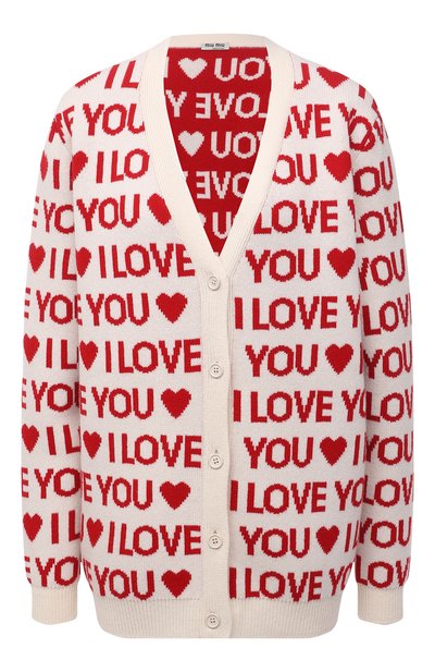 Кашемировый кардиган MIU MIU, арт. MMF423-1YT3-F0L86, фото 1