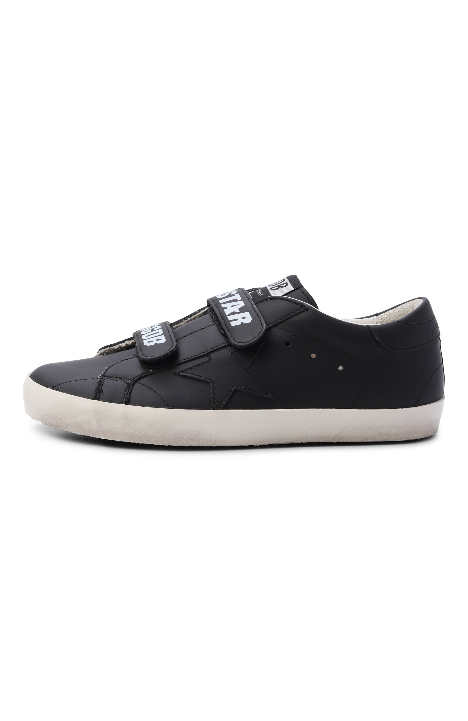 Кожаные кеды super star GOLDEN GOOSE DELUXE BRAND черного цвета по цене 49950 руб., арт. GTF00111.F008173, фото 2 Кожаные кеды super star GOLDEN GOOSE DELUXE BRAND, арт. GTF00111.F008173, фото 2