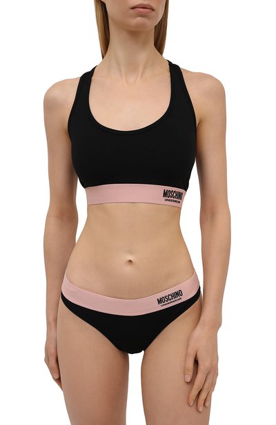 Трусы-слипы MOSCHINO черного цвета по цене 4875 руб., арт. A4709/9003, фото 2 Трусы-слипы MOSCHINO, арт. A4709/9003, фото 2