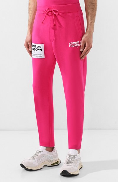 Хлопковые брюки COMME DES FUCKDOWN, арт. CDFU374, фото 3