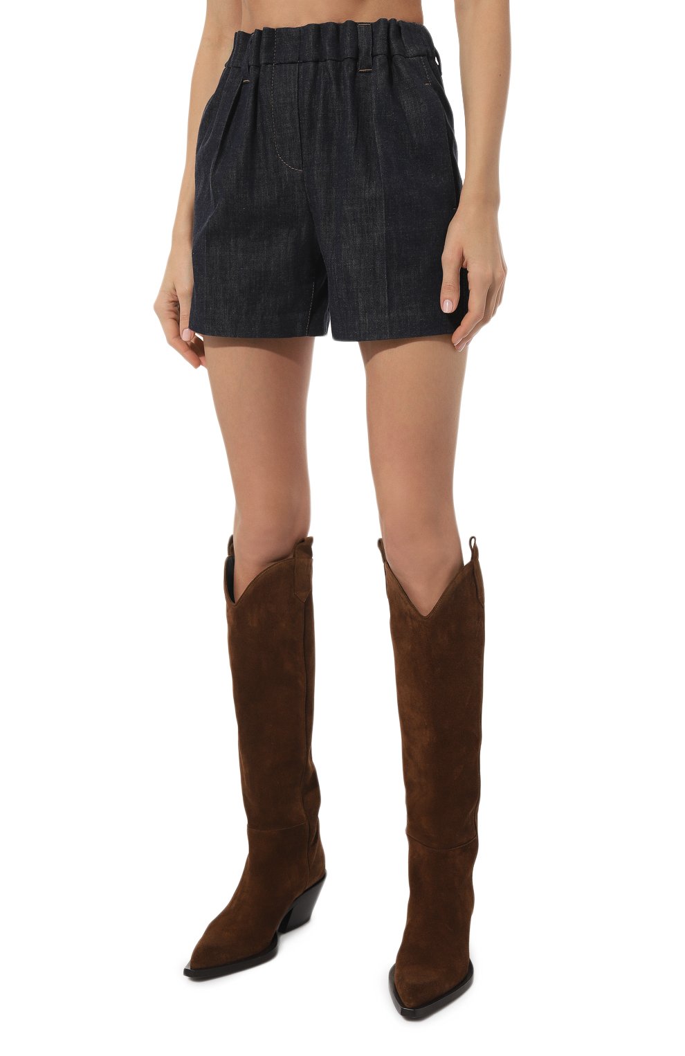 Джинсовые шорты BRUNELLO CUCINELLI, арт. M0F28P5905, фото 3