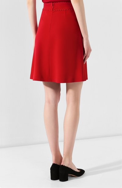 Юбка REDVALENTINO красного цвета по цене 36050 руб., арт. SR3RAC35/2EU, фото 4 Юбка REDVALENTINO, арт. SR3RAC35/2EU, фото 4